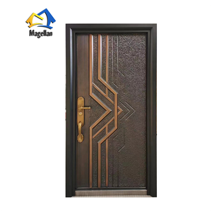 Portes de sécurité en acier de luxe sur mesure, design chinois, anti-balles, porte extérieure <span class=keywords><strong>Carmen</strong></span> - Product Image 2