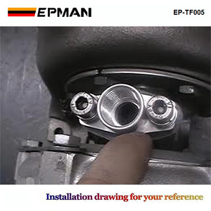 ADDCO - EPMAN AN10 1/2NPNT Adaptateur de bride de vidange d'huile Turbo pour GT25 GT28 <span class=keywords><strong>T25</strong></span> T28 GT30 GT35 <span class=keywords><strong>EP</strong></span>-TF005 - Product Image 6