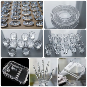 Pièces d'impression 3D en résine transparente SLA de haute précision sur mesure, service de fabrication rapide de prototypes pour l'industrie - Product Image 2