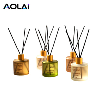 Diffuseur de parfum en verre de luxe, sans feu, sans alcool, écologique, sans BPA, aromathérapie, huile essentielle, rafraîchisseur d'air pour la pièce