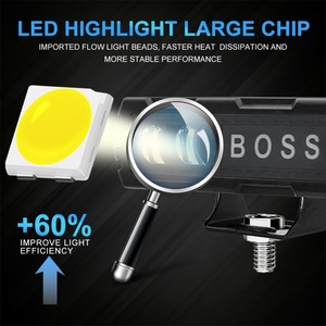 Barre lumineuse LED bicolore mini à une rangée BOSS RGB, feux de brouillard modifiés, feux de travail auxiliaires LED tout-terrain - Product Image 5