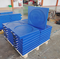 Blocs de calage en plastique UHMWPE de tailles personnalisables, stabilisateurs de grue avec poignée pour camions de construction lourds