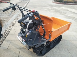 Elektrische hydraulische minidumper, 300 kg laadvermogen, compacte kruiwagen voor bouw, landbouw en tuintransport - Product Image 4