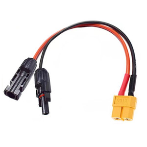 สายเชื่อมต่อหัวต่อ XT60 แบบ Crimp ขนาด 12AWG สำหรับเชื่อมต่อแผงโซลาร์เซลล์ 360W - Product Image 2