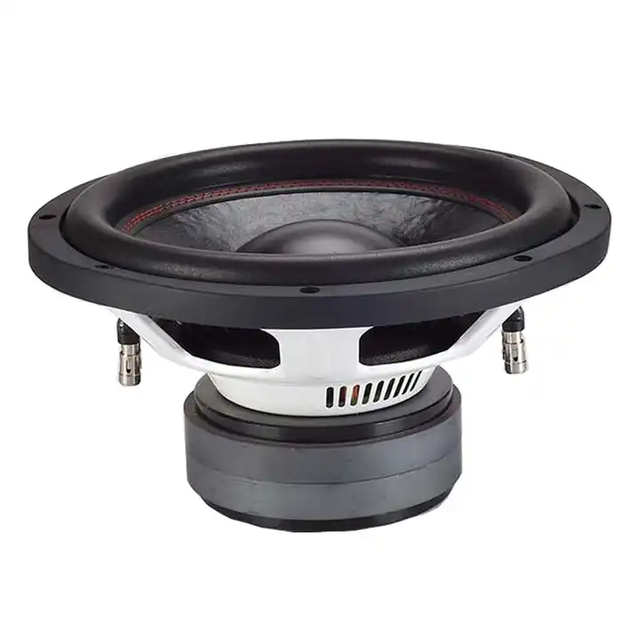 JLD Factory Wholesale 12 Inch Professional Car Subwoofer RMS 500W 2*50 OZ White Steel Basket Car Audio Sound System