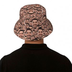 Chapeau Bob Léger Personnalisé pour Garçons – Thème Halloween & Noël, Texte, Photo, Logo, Dessin Animé, Style Urbain – Toutes Saisons - Product Image 6