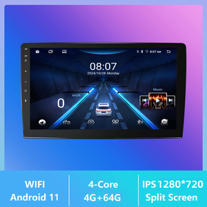 Unidad principal <span class=keywords><strong>Android</strong></span> de grado militar de 9 pulgadas, reproductor de DVD para coche de 4 + 64GB para módulo de control de clima de carga inalámbrica, conducción extrema - Product Image 2