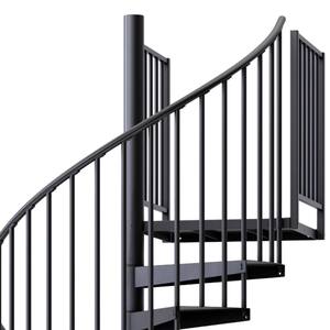 Moderno Kit scala a chiocciola in acciaio zincato a caldo per interni esterni Design personalizzato supporto disegno gratuito - Product Image 4