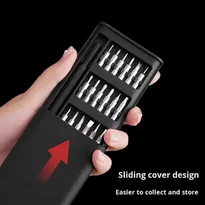 JUBOSHI <span class=keywords><strong>Set</strong></span> di Cacciaviti 24-in-1 Fai-da-Te con Punta Magnetica in Plastica per Telefoni Cellulari e Laptop, Strumenti Professionali di Riparazione e Smontaggio di Precisione 1 - Product Image 2