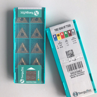 TNMG 160404 MT TT5080 Taegutec 12mm 2.5mm PCD/PCBN Berlapis HRC65 Sisipan Karbida untuk Mesin Bubut CNC Pemotongan OEM yang Dapat Disesuaikan
