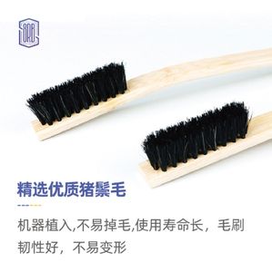 Kit de brosses de nettoyage pour pneus et jantes de voiture en microfibre avec long manche en bambou pour le nettoyage du moteur automobile - Product Image 4