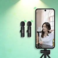 Microphone sans fil K9 professionnel avec réduction intelligente du bruit, mini-microphone à bouton pour diffusion en direct et vidéo