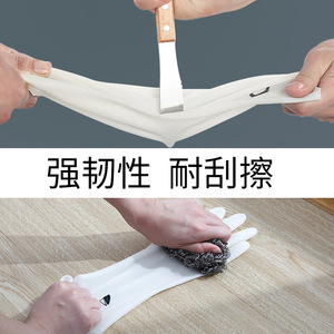 <b>Pvc</b> Dishwashing <b>Gloves</b> Non Slip Waterproof For Kitchen Use 17 Cm Length Cartoon Pattern Little Deer Color - Product Image 4