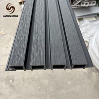 Panneau de façade en WPC à design cannelé de qualité supérieure pour maison