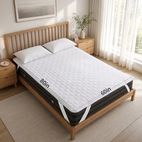 Protège-matelas imperméable en polyester Aosen, haute absorption, avec sangles élastiques aux 4 coins, certifié OEKO-TEX