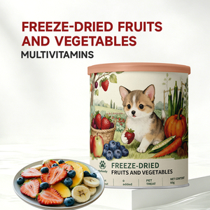 Snack per Cani e Gatti di Verdura e Frutta Liofilizzata Biologica dal Gusto Naturalmente Dolce - Product Image 1