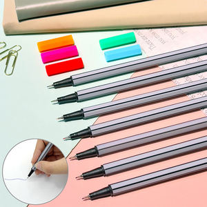 Tedarikçi OEM çok renkli Fineliner kalem çizim ve günlüğe kullanım için ince 0.4mm ipuçları pürüzsüz su bazlı mürekkep ile setleri - Product Image 6