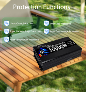 หน้าจอ LCD 10KW ไฟ LED พลังงานแสงอาทิตย์24V/48V/60V/72V/96V 110V/220V AC 10000W Pure sine WAVE SINGLE PHASE สำหรับใช้ในบ้าน - Product Image 5