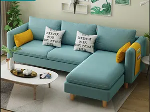 Phong Cách Bắc Âu Nhiều Màu Đi Bộ Cho Phòng Khách Nhỏ Gỗ Với Chaise Longue Nhung Giả Da Vải Văn Phòng Ứng Dụng