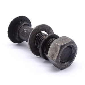 Baut kepala bulat baut jalur leher oval baut pelat ikan jalur kereta api berlapis seng 10.9 kelas baja karbon - Product Image 3