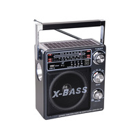 HS-2884 Portable Trolly Outdoor Solarenergie Usb/TF Am Fm Sw WELT EMPFÄNGER Wiederauf lad bares Radio