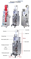 Gummy Bear Candy Chocolate Packaging Machine avec moteur pour aliments et produits chimiques capable d'emballer des cartons de remplissage et d'étanchéité