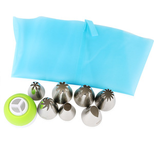 Piping Tips 304 Stainless Steel Seamless Round Reusable For Butter Piping <b>Cake</b> <b>Decorating</b> <b>Supplies</b> - Product Image 2