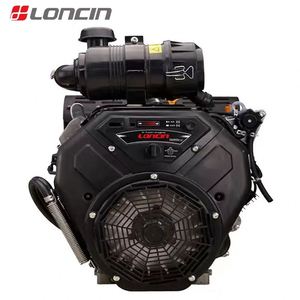 เครื่องยนต์เบนซิน Loncin สองสูบ รุ่น 2V90FD สตาร์ทไฟฟ้า ระบายความร้อนด้วยอากาศ สำหรับงานหนัก 999 ซีซี 36 แรงม้า พร้อมลูกปืน - Product Image 1