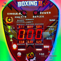 Machine de boxe d'arcade de l'usine de Guangzhou à vendre, jeu de test de force de frappe à monnayeur, équipement commercial