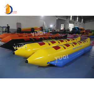 Jouets aquatiques gonflables d'usine YUQI, jeux aquatiques flottants, bateau <span class=keywords><strong>banane</strong></span> pour enfants et adultes - Product Image 2