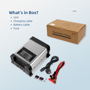 อะแดปเตอร์ชาร์จแบตเตอรี่ MJOO <span class=keywords><strong>Universal</strong></span> สำหรับแบตเตอรี่ตะกั่วกรดและ Lifepo4 12V 10A 24V 5A อัตโนมัติอัจฉริยะ 7 ขั้นตอน ซ่อมแซมด้วยพัลส์ สำหรับรถบรรทุกและรถยนต์ - Product Image 2