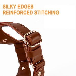 مخصص شعار الكلب حزام وطوق للكلب مجموعة لينة مبطن قابل للتعديل رسن جلدي للكلاب مع مؤخرة السفينة حقيبة - Product Image 4