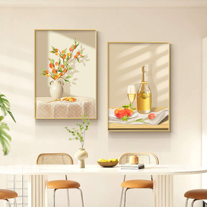 Arte abstracto flor pintura decorativa Hotel personalizado gran tamaño planta pintura al óleo - Product Image 4