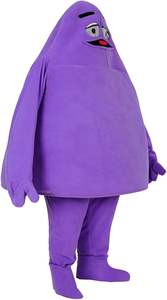 Pabrik kostum maskot Ungu Grimace kostum Halloween kostum maskot Grimace untuk dewasa dan anak-anak - Product Image 4
