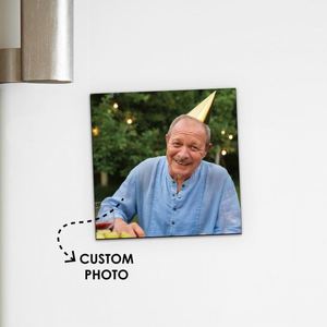 Aimants de réfrigérateur personnalisés avec photo, aimants commémoratifs avec image de famille, décoration personnalisée pour la maison, cadeaux promotionnels avec logo d'entreprise - Product Image 2