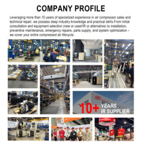 Compresor de Aire de Tornillo Industrial VSD de Ahorro Energético Gardner Denver IE5, Lubricado con Aceite, 7kw - 75kw GDK7 GDK15 GDK15 GDK22 GDK37 GDK55