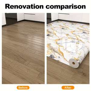 Autocollants Muraux et de <span class=keywords><strong>Sol</strong></span> Effet Marbre Ultra Épais, Décoration Murale Amovible Adhésive, Panneau Mural en <span class=keywords><strong>Vinyle</strong></span> Durable pour Revêtement de <span class=keywords><strong>Sol</strong></span> et Décoration, Rénovation Maison - Product Image 4