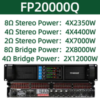 Amplificateur Professionnel Paulkitson FP20000q Classe TD, Équipement Sonore 20000W, Amplificateur de Puissance Audio 4 Canaux