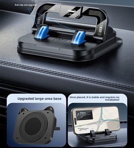 Support de téléphone <span class=keywords><strong>portable</strong></span> universel pour tableau de bord de voiture avec rotation à 360 degrés, avec carte de stationnement <span class=keywords><strong>temporaire</strong></span> pour voiture, plaque de numéro de téléphone - Product Image 3