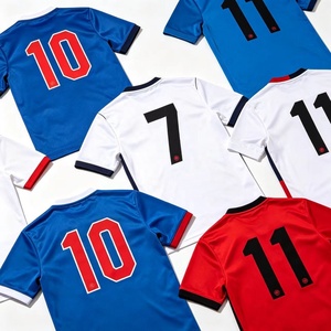 Groothandel 2026-2027 Hoge kwaliteit voetbaltenues Originele Thaise sportkleding Ademend Fan Speler Retro Heren Uniform Voetbalshirt - Product Image 4