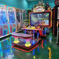 Tir au pistolet simulateur de jeu arcade chasse réalité virtuelle vidéo deux peuples machine d'arcade à pièces à vendre