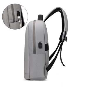 Mochila para Portátil Grande de 15.6 Pulgadas con Cargador USB, Impermeable, para Viajes de Negocios, con Logotipo Personalizado - Product Image 2