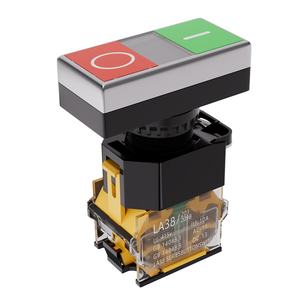 220VAC LA38-11BH hai đầu ánh sáng nút 22mm 1no1nc Đồng IP40 vít thiết bị đầu cuối đầy đủ chiếu sáng tối đa hiện tại 10A - Product Image 3