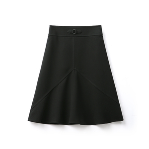 Ingrosso fabbrica estate Casual da donna tinta unita gonna corta nera personalizzata OEM ODM moda estiva nuovo Design - Product Image 1