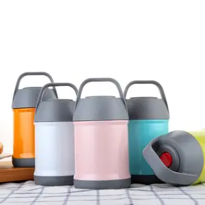 Custom Vacuum Insulated Food Flask Stainless Steel Thermos Food Lunch Box Vacuum Flasks & Thermoses Keep Food Warmer Flask