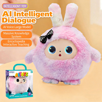 Jouets intelligents, jouet en peluche interactif avec intelligence artificielle, robot intelligent multilingue, poupée éducative précoce, puzzle, HongRuiKe 33 cm pour enfants