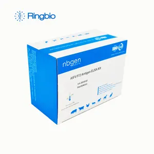 Ringbio African Swine Fever ASFV Sandwich Antigen ELISA kit for ASF P72 specific antigen