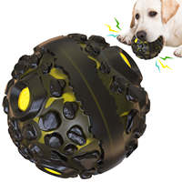 Nuevo Juguete de Pelota para Perros con Forma de Meteorito de Lujo, Divertida Pelota Interactiva para Perros con Sonidos Extraños