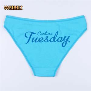 Venta al por mayor Pretty Young Cute Girls <span class=keywords><strong>Bragas</strong></span> Señoras Impreso Ropa interior Mujer Lencería de algodón Calzoncillos <span class=keywords><strong>Bragas</strong></span> sexy - Product Image 5