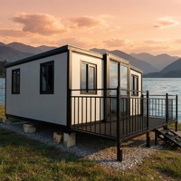 Ninenos NNS-CH01-002 Maison préfabriquée en panneaux sandwich, design moderne, extensible, imperméable et respirant, type villa